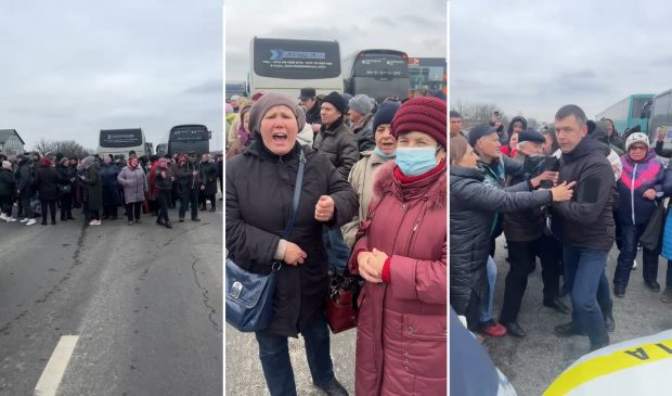 VIDEO. CORESPONDENȚĂ DIN REPUBLICA MOLDOVA. Incidente între autorități și susținătorii Partidului Șor, blocați să ajungă la un protest în Chișinău. Mai multe persoane reținute