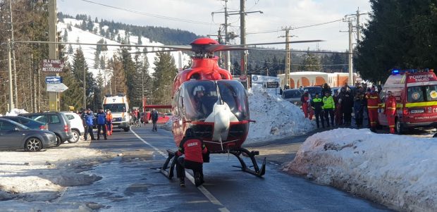 Tânără transportată cu elicopterul SMURD la spital, în urma unui accident cu un ATV