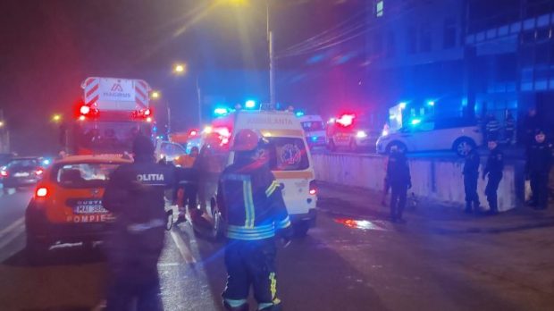 Incendiul de la spitalul privat din Cluj-Napoca a fost provocat de un hoț. Suspectul a fost arestat
