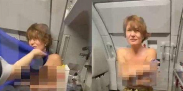 O rusoaică s-a dezbrăcat la bustul gol într-un zbor Aeroflot și a mușcat un însoțitor de zbor. „Puteți să mă omorâți, dar eu tot o să fumez!”