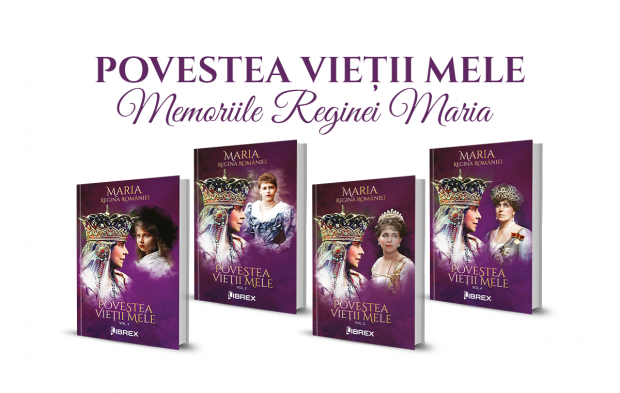 Descoperă ediția aniversară a jurnalului Reginei Maria, „Povestea vieții mele”, în 4 volume pline de cele mai intime gânduri și trăiri ale sale
