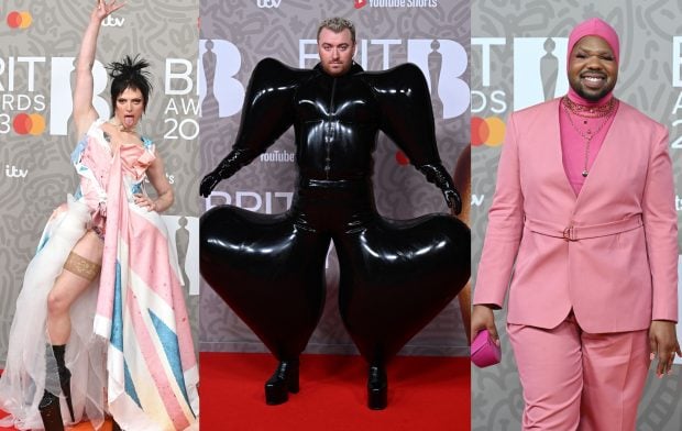 Apariții controversate pe covorul roșu la Brit Awards 2023. Sam Smith a purtat o ținută extravagantă
