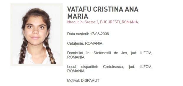Mesaj Ro-Alert. O adolescentă din Ilfov a fost dată dispărută