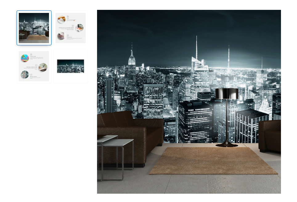 Fototapet vlies XXL - New York City nightlife - 550 x 270 cm.