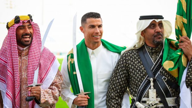 Cristiano Ronaldo a scos sabia. Explicația imaginilor inedite cu starul portughez al echipei saudite Al Nassr