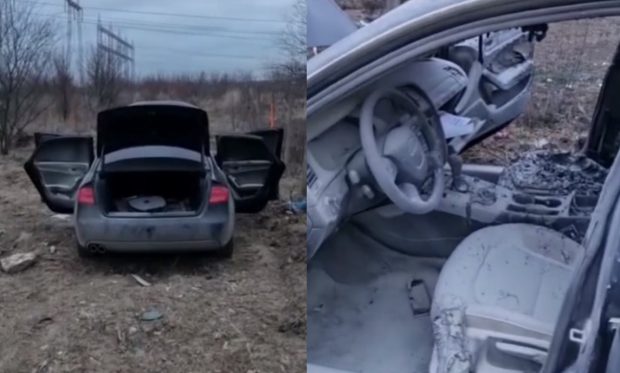 Cum a fost localizată femeia încuiată de iubit în portbagajul unei maşini în flăcări. Precizările STS
