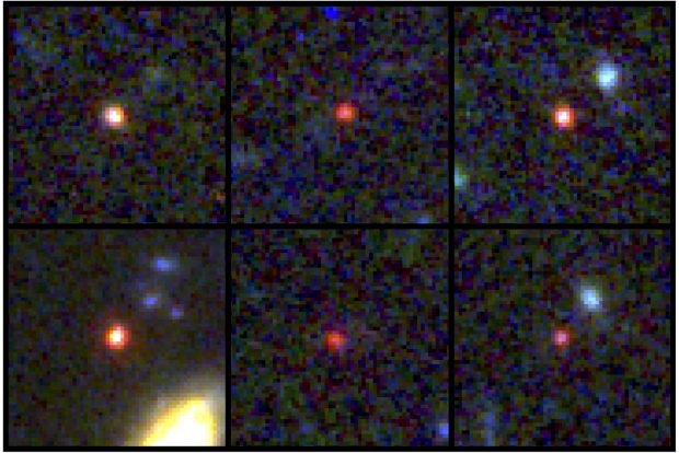 Astronomii au descoperit șase noi galaxii antice gigantice cu ajutorul telescopului Webb
