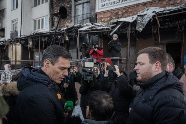 Premierul spaniol Pedro Sanchez, în vizită la Kiev: „Suntem aici pentru a-i arăta lui Putin că Ucraina rezistă”