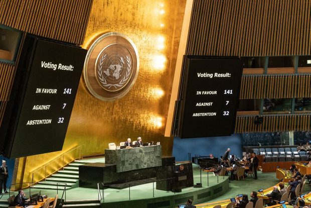 Moscova, susținută la ONU de aceleași țări ca la începutul invaziei. Cine a votat împotriva rezoluției care cere retragerea trupelor din Ucraina