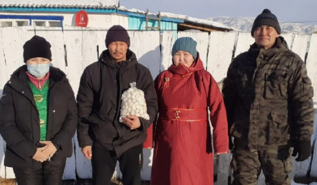 Familia unui soldat rus ucis în Ucraina a primit un ajutor constând într-un pachet cu găluște