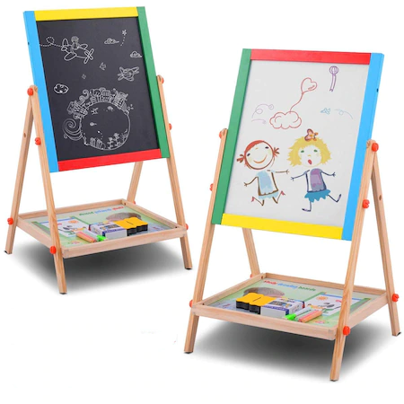 Cele mai bune jocuri pentru copii - Tablă Multifuncţională AKU cu 2 feţe