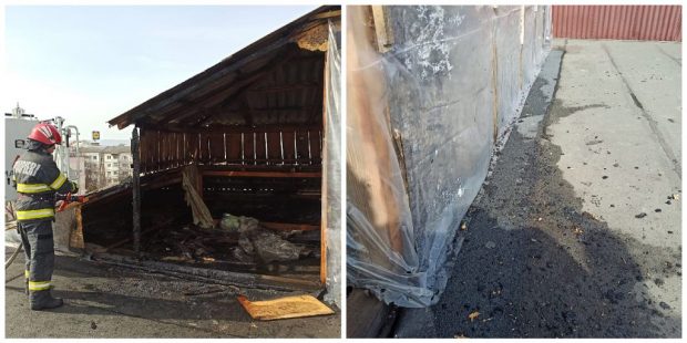 Incendiu la acoperișul unui bloc din Focșani. Pompierii au evacuat 15 persoane