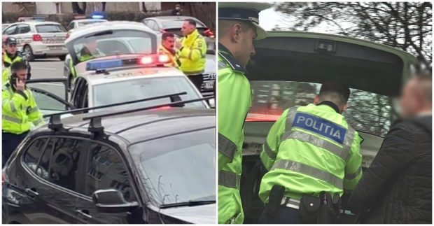 Un șofer care nu avea permis, cursă cu poliția pe urme, la Timișoara. A lovit șapte mașini și a ieșit pozitiv la cocaină | VIDEO