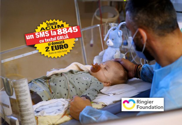 „Grijă pentru nou-născuți”, campanie umanitară a Fundației Ringier pentru achiziționarea unui sistem de livrare a oxidului nitric. Artiști români și străini vor urca pe scena Ateneului Român într-un eveniment caritabil al cărui profit va ajunge la bebelușii suferinzi