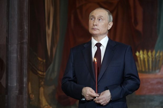 Vladimir Putin va participa la slujba de Înviere în Catedrala Mântuitorului Hristos din Moscova