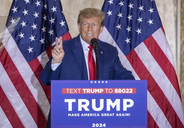Donald Trump cataloghează ancheta împotriva sa drept „intervenție electorală masivă”. Discurs plin de acuzații la adresa justiției americane