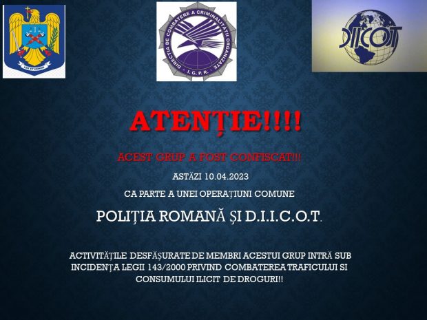 13 persoane, reținute de DIICOT în ancheta în ancheta privind cea mai mare piață online de vânzare a drogurilor din România