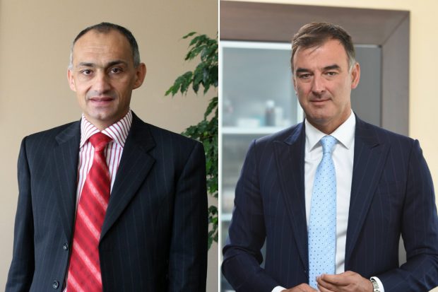 Pentru că au deținut o bancă din Moscova care „sprijină eforturile Federației Ruse”, patronii Euroins, Assen Hristov și Kiril Boshov, au fost puși pe lista de sancțiuni a Ucrainei