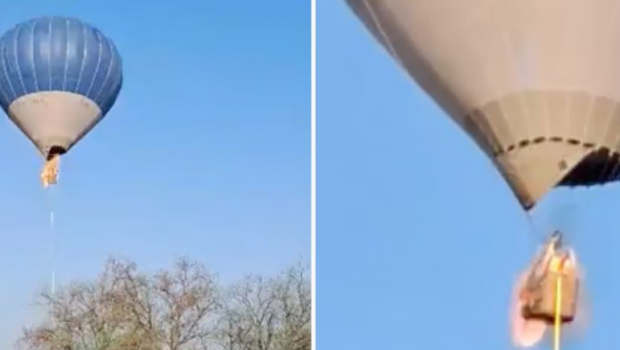 Doi oameni au murit și un copil a fost grav rănit, după ce un balon cu aer cald a luat foc, în Mexic: „Au sărit în gol”