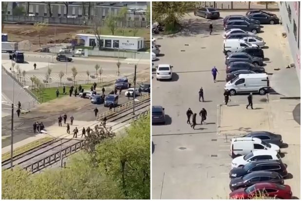 Bătaie în Ghencea înainte de CSA Steaua – Dinamo. Au intervenit jandarmii. VIDEO