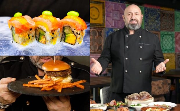 Ce prețuri are Cătălin Scărlătescu la restaurant. Cât costă o porție de sushi, de paste sau o salată