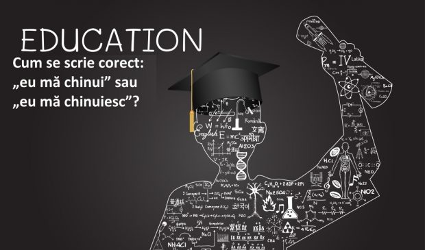 Cum se scrie corect: eu mă chinui sau eu mă chinuiesc