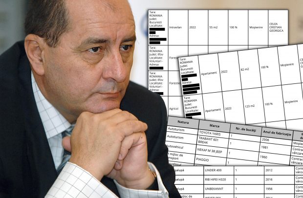INVESTIGAȚIE. Activarea generalului SRI Celea, omul cu 23 de terenuri, două case, 3 apartamente, 4 mașini și 3 șalupe în declarația de avere (I)