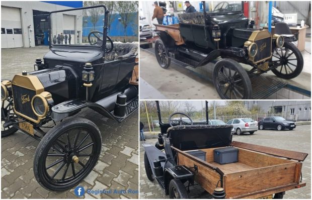 Un Ford T din anul 1914 a fost adus la RAR Iasi pentru omologare: „Nu știm dacă are kilometri reali”