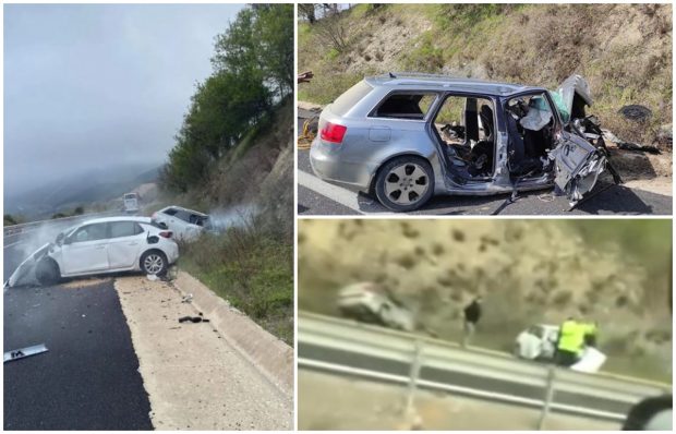 Șase morți și șase răniți într-un accident cu un Audi care transporta 10 migranți ilegali, în Grecia. Șoferul a luat-o pe contrasens pe autostradă, urmărit de poliție