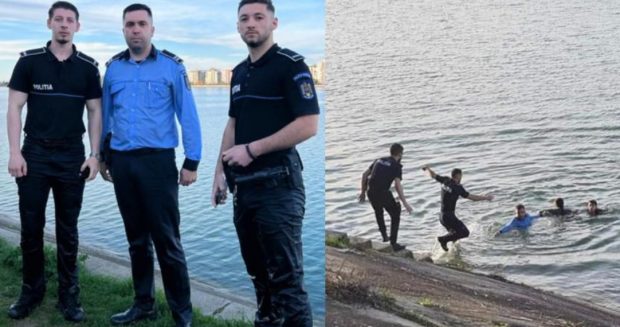 O femeie, salvată în ultimul moment de trei poliţişti după ce a încercat să se sinucidă în Lacul Morii