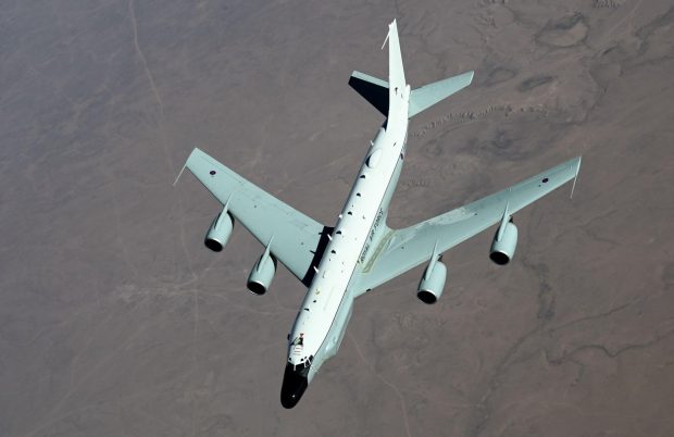 Rusia a fost aproape să doboare un avion de spionaj britanic în apropiere de Ucraina, potrivit unui document scurs al Pentagonului