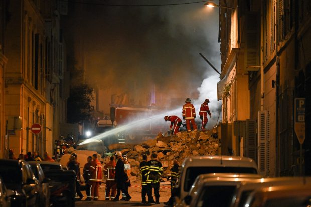 Imagini dramatice din Marsilia, unde un bloc de patru etaje s-a prăbușit în urma unei explozii