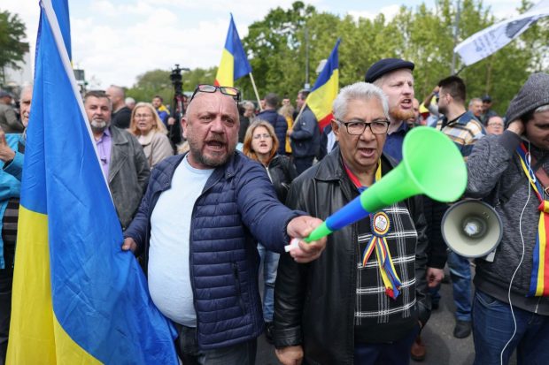 Amenzi de 50.000 de lei, după protestul AUR de la Parlament. Ar putea urma și alte sancțiuni. Jandarmeria: „În continuare, se fac verificări”