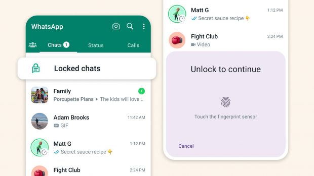 Chat Lock, noua funcție WhatsApp care îți protejează conversațiile cu parolă sau date biometrice