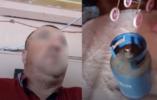 Tatăl din Chiajna care și-a sechestrat fetița de 5 ani a amenințat live pe Facebook că aruncă în aer casa: „Tati, mi-e frică”