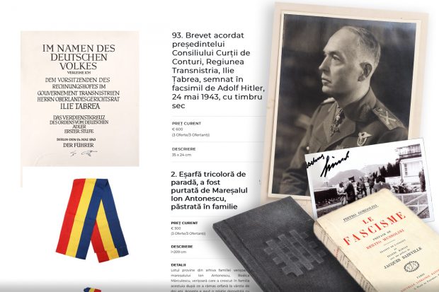 Licitație cu artefacte fasciste, unele ale mareșalului Antonescu, la Artmark. Cât de etic e profitul pe seama Holocaustului?