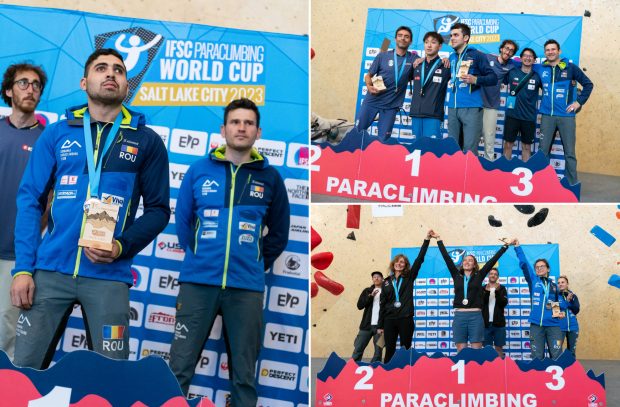 Aur pentru România la Cupa Mondială de Paraclimbing pentru cinci tineri cu probleme de vedere: „Mă bucur că am auzit din nou imnul României în America”