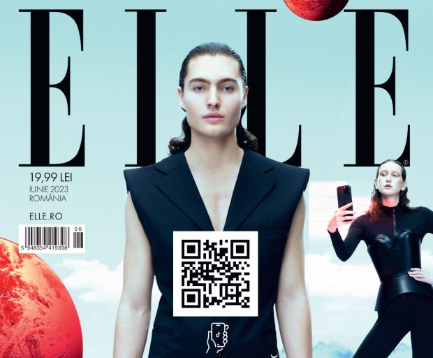 Revista ELLE lansează prima copertă pe care o poți purta, din România