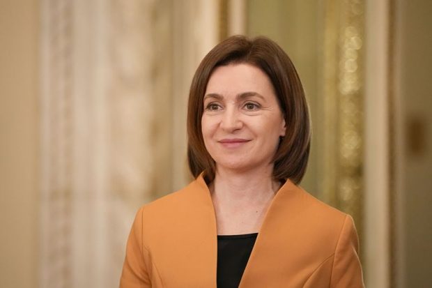 Maia Sandu, mesaj de 9 Mai: „Suntem aici ca să condamnăm agresiunea Federației Ruse împotriva Ucrainei”