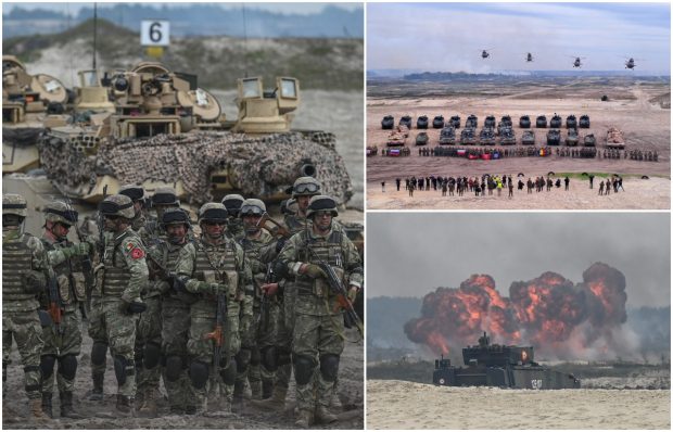 Filmare spectaculoasă cu „Lupii Negri”, infanteriștii români care se antrenează în Polonia în exercițiul Anakonda-23