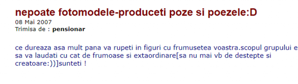 Fenomenul manipulării copiilor pe net. „Nepoatele mele fotomodele! Produceți poze”. Cum aborda fondatorul Forever Young minore pe site-ul pentru copii Clopoțel.ro