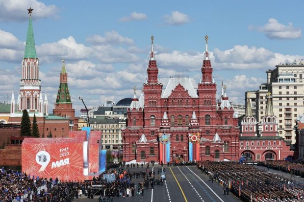 Imagini de la parada de Ziua Victoriei de la Moscova. A fost una dintre cele mai scurte din istoria recentă a Rusiei. FOTO