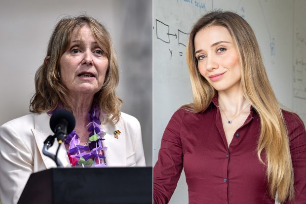 La recepția de la ziua SUA din București, ambasadoarea Kathleen Kavalec a invocat succesul imens reușit în California de profesoara română de 36 de ani Raluca Popa