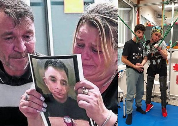 Alexandru, un tânăr român stabilit în Spania, s-a trezit din comă după doi ani. „Ziua în care l-am văzut stând din nou în picioare”
