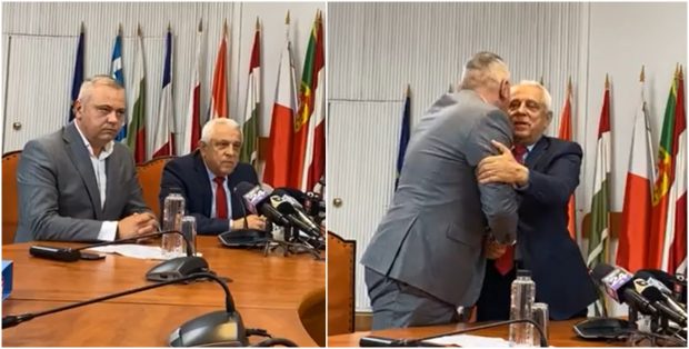 Petre Daea, către noul ministru al Agriculturii, la ceremonia de predare a mandatului: „Te pupă tata!”