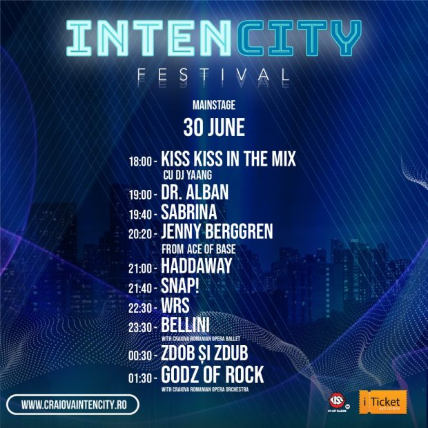 Festivalul IntenCity: prima seară pe Mainstage