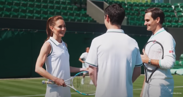 Prințesa de Wales a jucat tenis cu Roger Federer, la Wimbledon, și a învățat ce trebuie să facă un copil de mingi: „Voi sunteți la fel de importanți”
