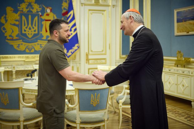 Ce mesaj i-a transmis Volodimir Zelenski emisarului Papei Francisc, în cadrul întâlnirii de la Kiev