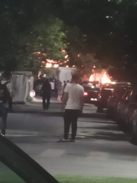 Incendiu în curtea Spitalul Nicolae Robănescu. Peste 100 de copii au fost evacuați