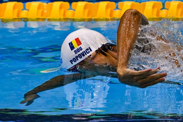 Live – David Popovici în finala probei de 200 m liber la Mondialele de nataţie de la Fukuoka